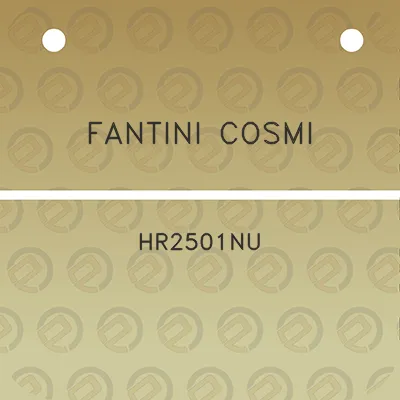 fantini-cosmi-hr2501nu