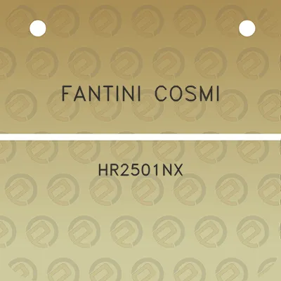 fantini-cosmi-hr2501nx