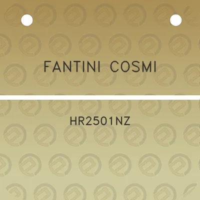 fantini-cosmi-hr2501nz