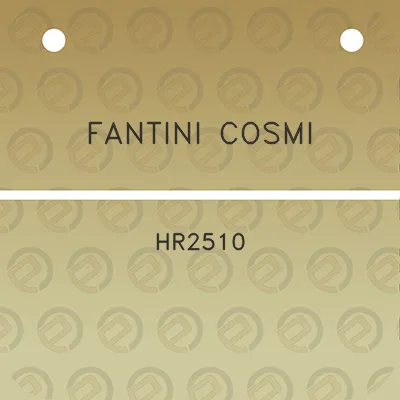 fantini-cosmi-hr2510