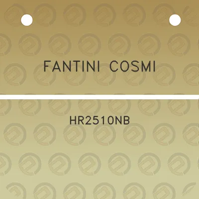 fantini-cosmi-hr2510nb