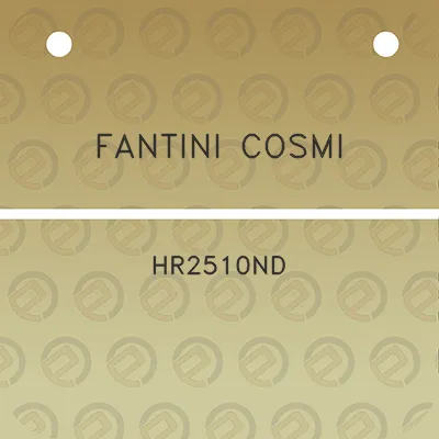 fantini-cosmi-hr2510nd