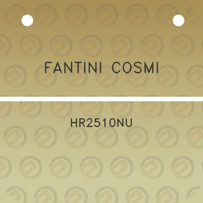 fantini-cosmi-hr2510nu