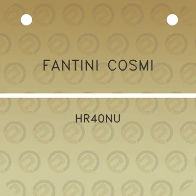 fantini-cosmi-hr40nu