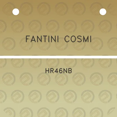 fantini-cosmi-hr46nb