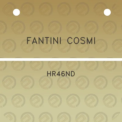 fantini-cosmi-hr46nd