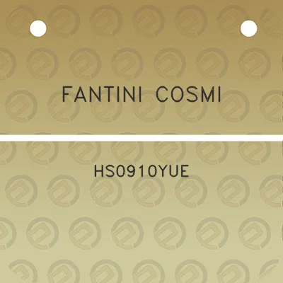 fantini-cosmi-hs0910yue