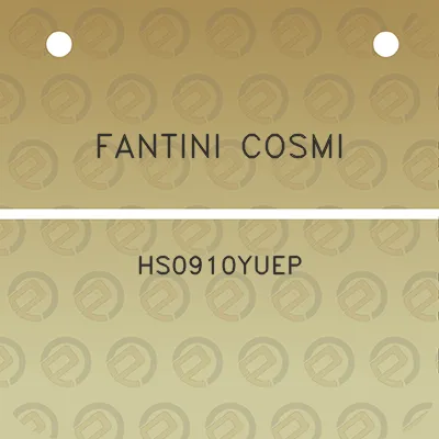 fantini-cosmi-hs0910yuep