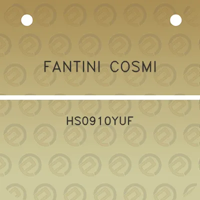 fantini-cosmi-hs0910yuf