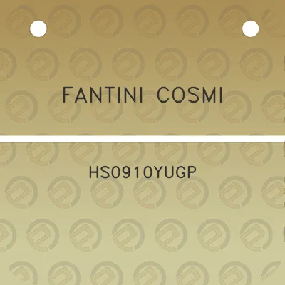 fantini-cosmi-hs0910yugp