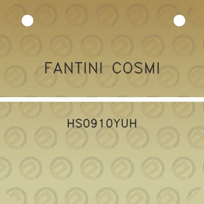 fantini-cosmi-hs0910yuh