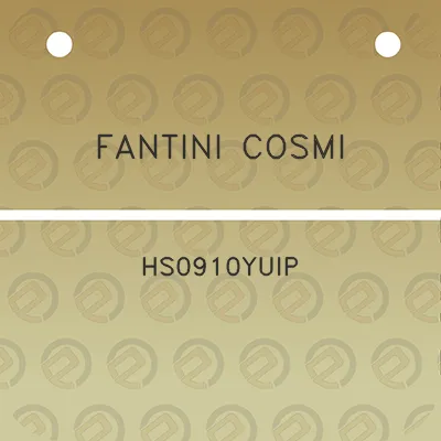 fantini-cosmi-hs0910yuip