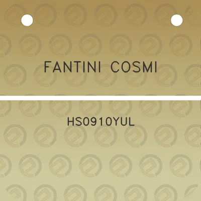 fantini-cosmi-hs0910yul