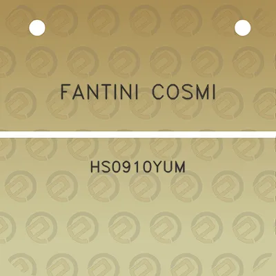 fantini-cosmi-hs0910yum