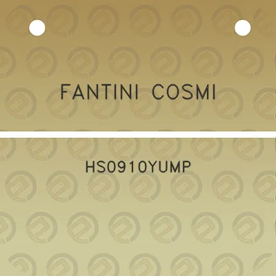 fantini-cosmi-hs0910yump