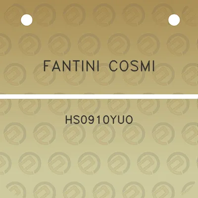 fantini-cosmi-hs0910yuo