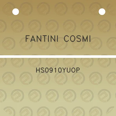 fantini-cosmi-hs0910yuop