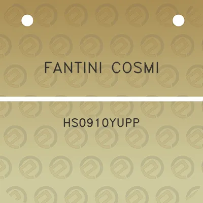 fantini-cosmi-hs0910yupp