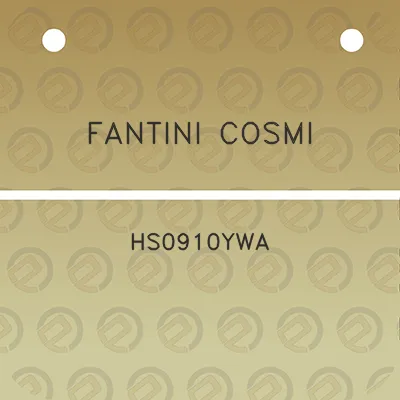 fantini-cosmi-hs0910ywa