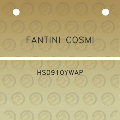 fantini-cosmi-hs0910ywap