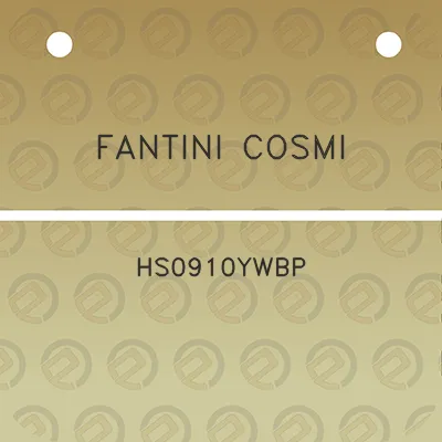 fantini-cosmi-hs0910ywbp