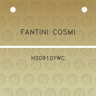 fantini-cosmi-hs0910ywc