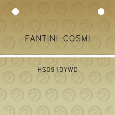 fantini-cosmi-hs0910ywd