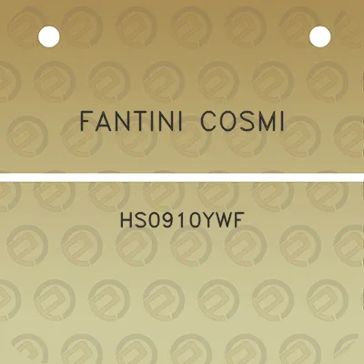 fantini-cosmi-hs0910ywf