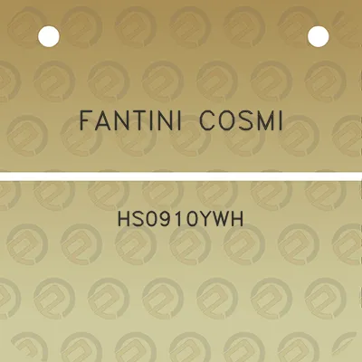 fantini-cosmi-hs0910ywh