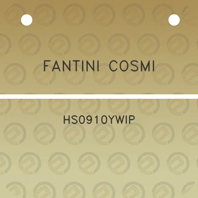 fantini-cosmi-hs0910ywip