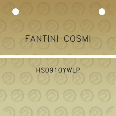 fantini-cosmi-hs0910ywlp