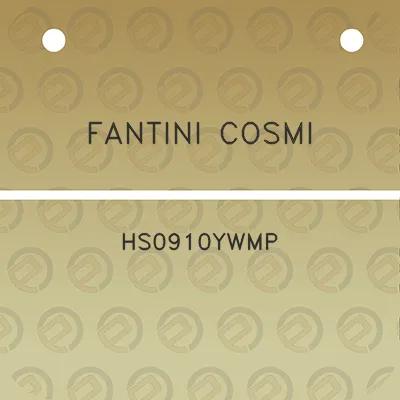 fantini-cosmi-hs0910ywmp