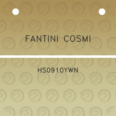 fantini-cosmi-hs0910ywn