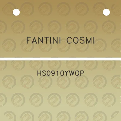 fantini-cosmi-hs0910ywop