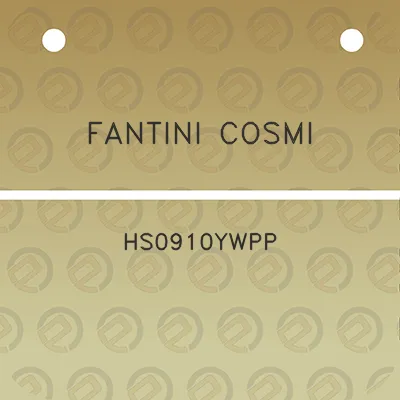 fantini-cosmi-hs0910ywpp