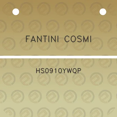 fantini-cosmi-hs0910ywqp