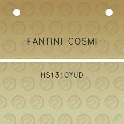 fantini-cosmi-hs1310yud