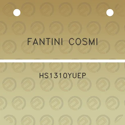 fantini-cosmi-hs1310yuep