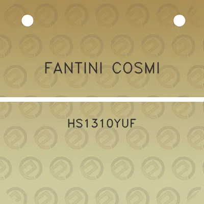 fantini-cosmi-hs1310yuf