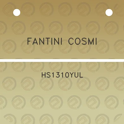 fantini-cosmi-hs1310yul