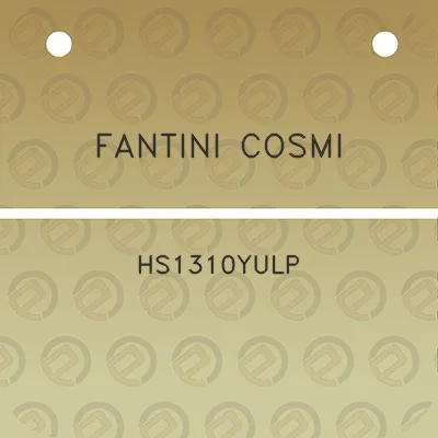 fantini-cosmi-hs1310yulp