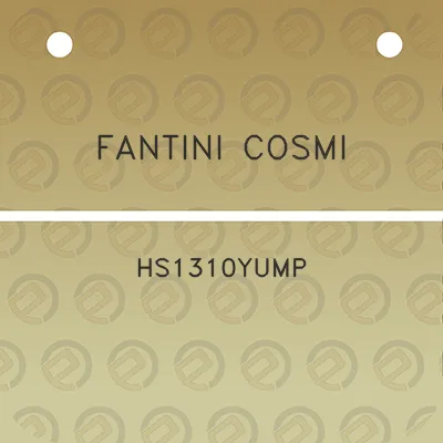 fantini-cosmi-hs1310yump