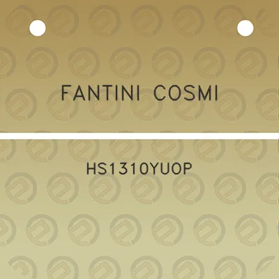 fantini-cosmi-hs1310yuop