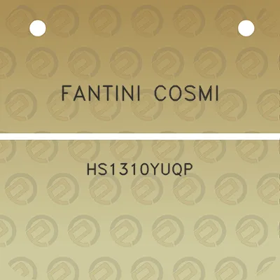 fantini-cosmi-hs1310yuqp