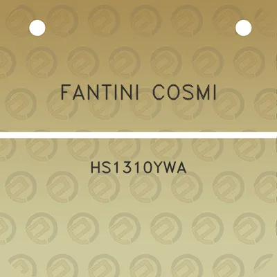 fantini-cosmi-hs1310ywa