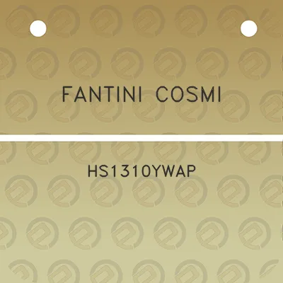 fantini-cosmi-hs1310ywap