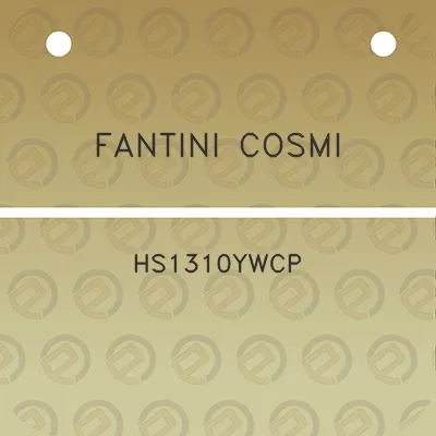 fantini-cosmi-hs1310ywcp