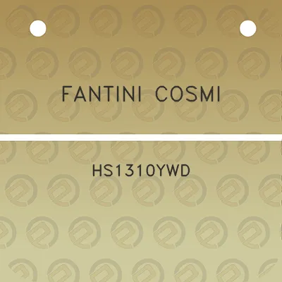 fantini-cosmi-hs1310ywd