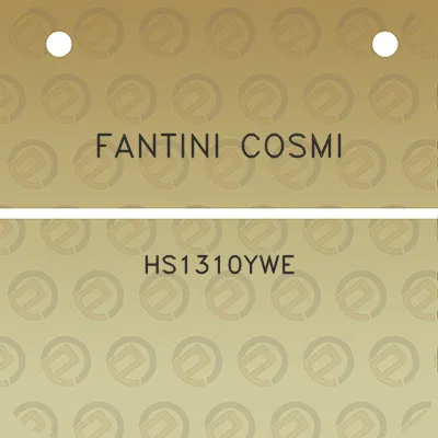 fantini-cosmi-hs1310ywe