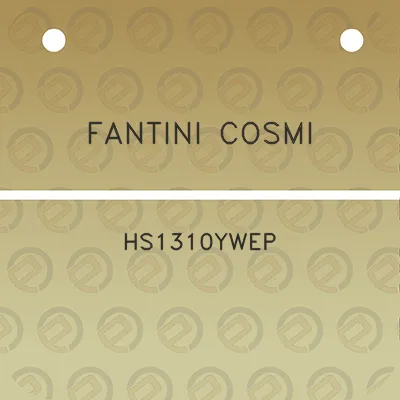 fantini-cosmi-hs1310ywep